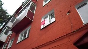 Оригинальная уличная сушилка для белья.