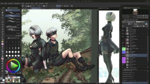 Nier: Automata Timelapse Render Process