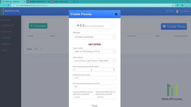 How to create hetzner datacenter proxies ipv4 proxy server linux смотреть онлайн