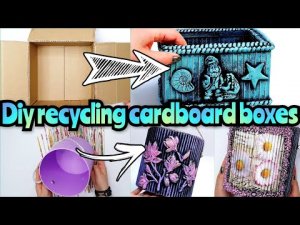 how to remake a cardboard box?| DIY Handmade box from cardboard| cardboard box conversion|diy ideas