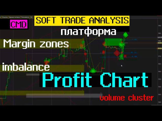 Платформа Profit Chart. Маржинальные зоны. Имбалансы. Торговая система по Margin zones.