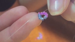 Кольцо из бисера (зигзаг)