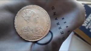 Рубль  1727 года Екатерина 1