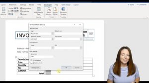 Calculating Form Fields – Create a Calculating Invoice in Word