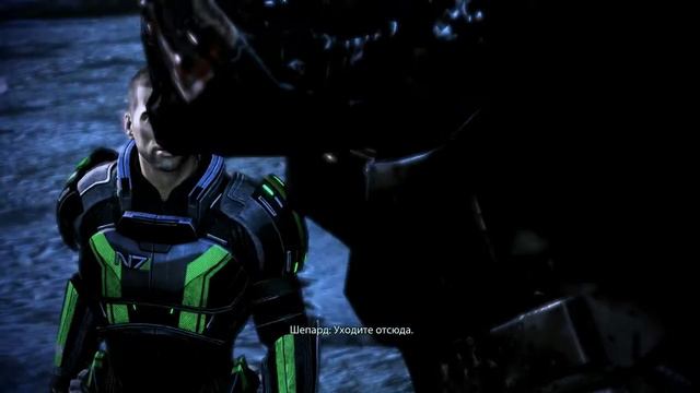 MassEffect 3  Рывок к лучу прощание с Лиарой без романа с ней