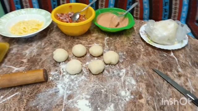 Готовила пиццы как в детстве.Пиццы как в школьной столовой .Выпечка к чаю. смотреть онлайн