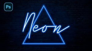 НЕОНОВЫЙ ТЕКСТ ЗА 2 МИНУТЫ В ФОТОШОПЕ   NEON TEXT PHOTOSHOP TUTORIAL