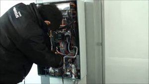 Ремонт котла Kiturami ECO Condensing    Замена теплообменника ГВС