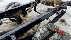 Красим раму перед установкой кузова газель 3302 змз406