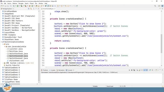 How to Switch Scenes | JavaFX GUI Tutorial for Beginners