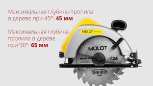 Molot MCS 1865-1 Циркулярная пила