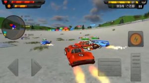Играем в игру вместе с другой ( Demolition Derby multiplayer)