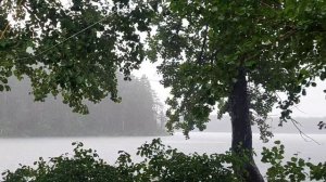 Озеро Большое. Мухтоловские озера. Остров где затонул монастырь. 10 дней палаткой и баней. Ливень.