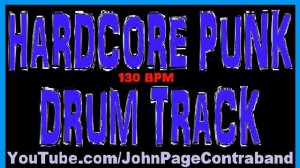 Hardcore Punk Drum Track 130 bpm
