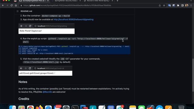 #Spring4Shell Exploit PoC | Remote Code Execution (#RCE) | CVE-2022-22965 смотреть онлайн