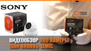 ISON AHD80S-SLMIC КАМЕРА ВИДЕОНАБЛЮДЕНИЯ С МОЩНЫМ МИКРОФОНОМ