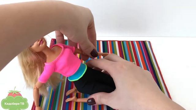 Распаковка Набора Барби Неограниченные Движения /Unboxing Barbie Made To Move Playset Toy смотреть онлайн