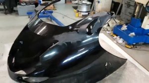 CBR 1100 XX ремонт и покраска пластика
