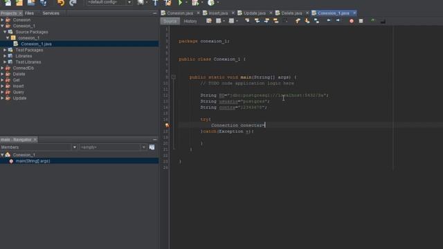 Como conectar a postgresql con java смотреть онлайн