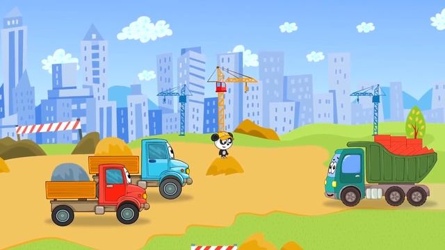v s mobiРазвивающие Мультики Про Машинки – Экскаватор Грузовики Строительная техника смотреть онлайн