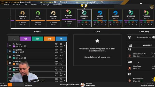 UNDERDOG FANTASY BATTLE ROYALE DRAFT | NFL DFS WEEK 7 смотреть онлайн