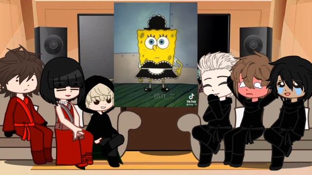 Past Ninjago react to themselves// gacha club // Реакция ниндзяго из прошлого на себя самих// смотреть онлайн