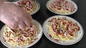 ВКУСНЫЙ ЗАВТРАК ИЗ ВЧЕРАШНИХ СПАГЕТТИ. Пиццы гнезда из спагетти.