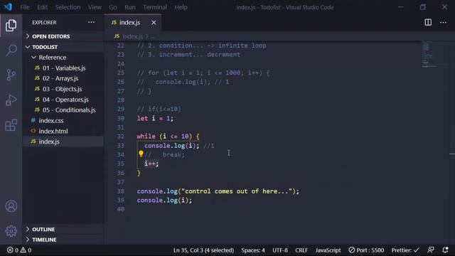 Javascript Tutorial in Tamil - Loops || Become a Full Stack Web Developer
