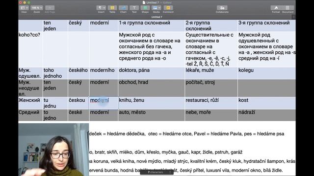 Как образуется Akuzativ в чешском? Какие окончания добавлять? С примерами. смотреть онлайн