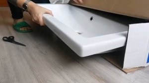 Распаковка — Умывальник Cersanit Como 70