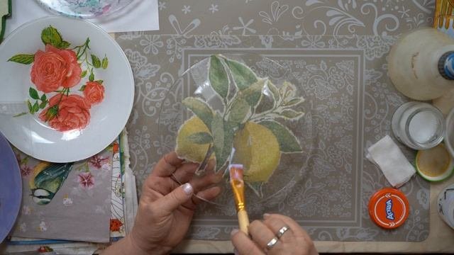 Обратный декупаж - декорируем посуду | Московское долголетие