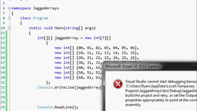 C# Tutorial 16 - Jagged Arrays смотреть онлайн