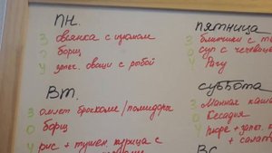 Как составить меню на неделю / Планирование меню