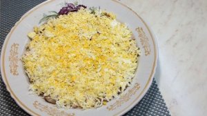 САЛАТ С КОПЧЕНОЙ КУРИЦЕЙ