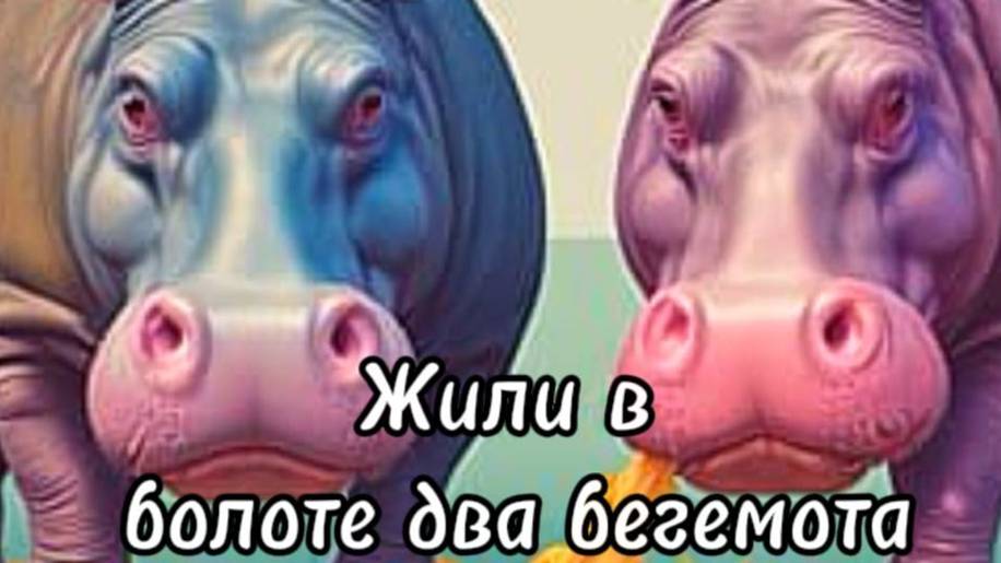 Песня про двух бегемотовmusicvideoпеснидетские песниsunoai