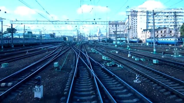 Отправление поезда с Казанского вокзала смотреть онлайн