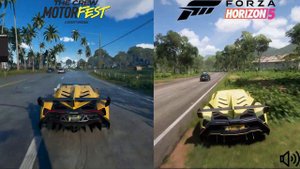 The Crew Motorfest VS Forza Horizon 5  One Lap Around Map Comparison Realistic Graphics Gameplay 4k