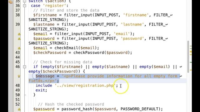 Server-side Validation and Form Stickiness