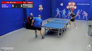 16:00 Кучмей Артем 2-3 Зубко Вячеслав     стол 4  ЮГ-3  26.07.22 | TABLE TENNIS WINCUP