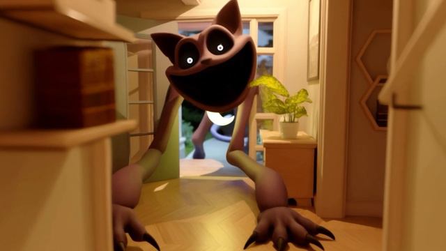 Девочка в сундуке, нашла таинственное место на чердаке! . CatNap в доме. смотреть онлайн