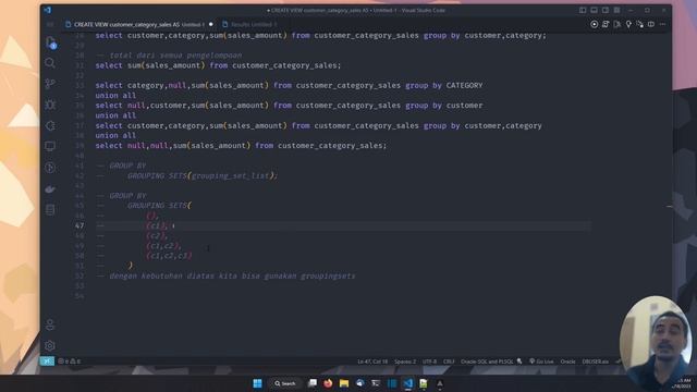 ORACLE DATABASE TUTORIAL #26 GROUPING SETS