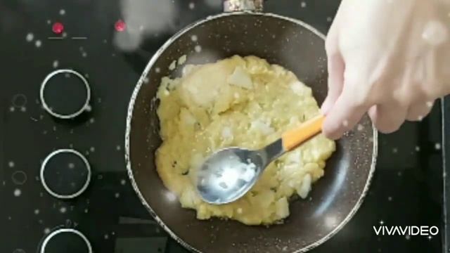 Кокосовый омлет.