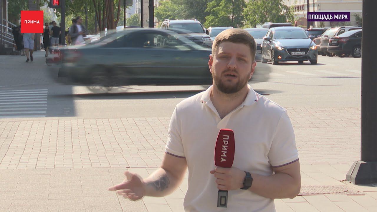 Брусчатку из нулевых уложили в центре Красноярска