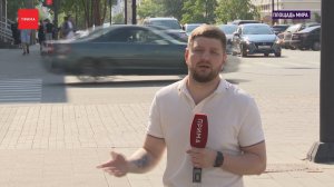 Брусчатку из нулевых уложили в центре Красноярска