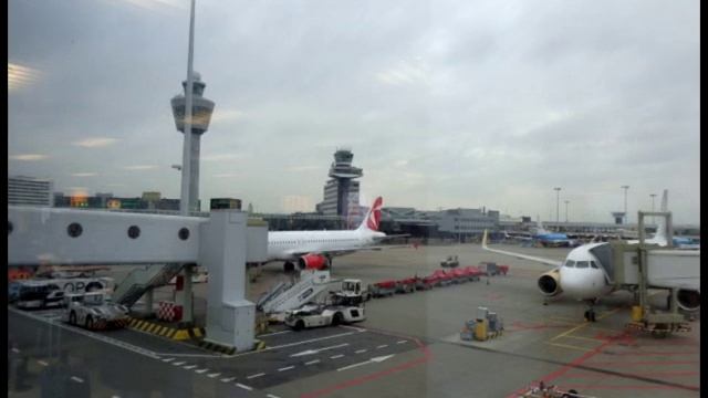 Нидерланды. Аэропорт Амстердам Схипхол. Netherlands. Amsterdam Schiphol Airport. смотреть онлайн