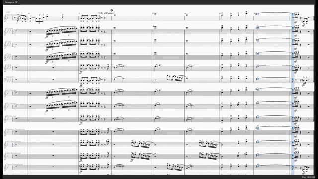 Takarajima (alto sax & ensemble) Hibike! Euphonium (music sheet) смотреть онлайн