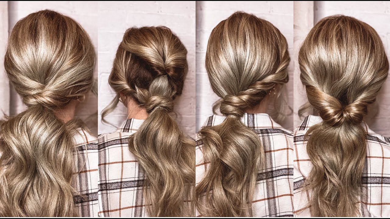 4 БЫСТРЫЕ И ПРОСТЫЕ ПРИЧЕСКИ МИНУТКИ ВМЕСТО ОБЫЧНОГО ХВОСТА \ EASY PONYTAIL HAIRSTYLES TUTORIAL 2021