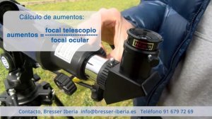 GUIA para el Telescopio 70/700 Skylux + adaptador para Smartphone Bresser