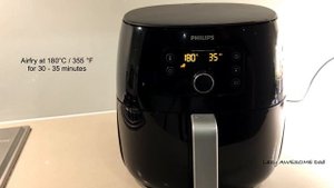 6 Chicken thighs Air fried in Philips Air Fryer XXL Avance HD9650/93 - Easy Airfryer Recipes