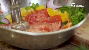 Рецепт приготовления Люля-Кебаб из говядины с овощным соусом от Chef Savelyev?